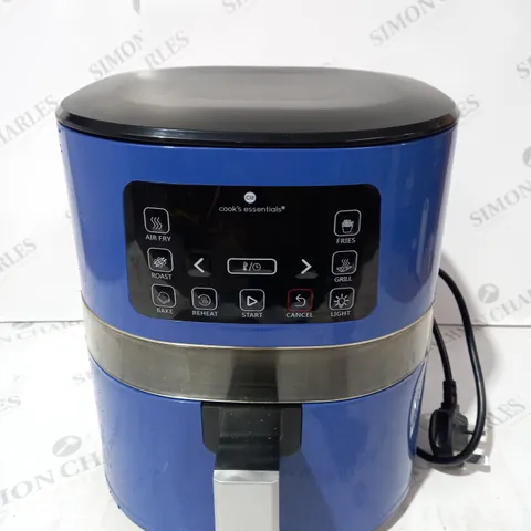 BOXED COOK'S ESSENTIALS 4.0L AIR FRYER - SAPPHIRE