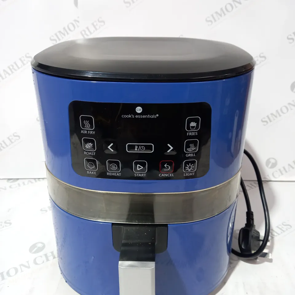 BOXED COOK'S ESSENTIALS 4.0L AIR FRYER - SAPPHIRE