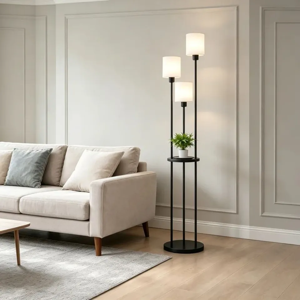 BOXED 163CM PHARMACY FLOOR LAMP