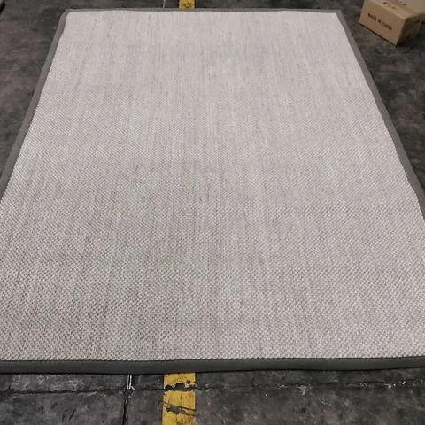 TORBIN MACHINE WOVEN BEIGE RUG APPROXIMATELY 183X235CM