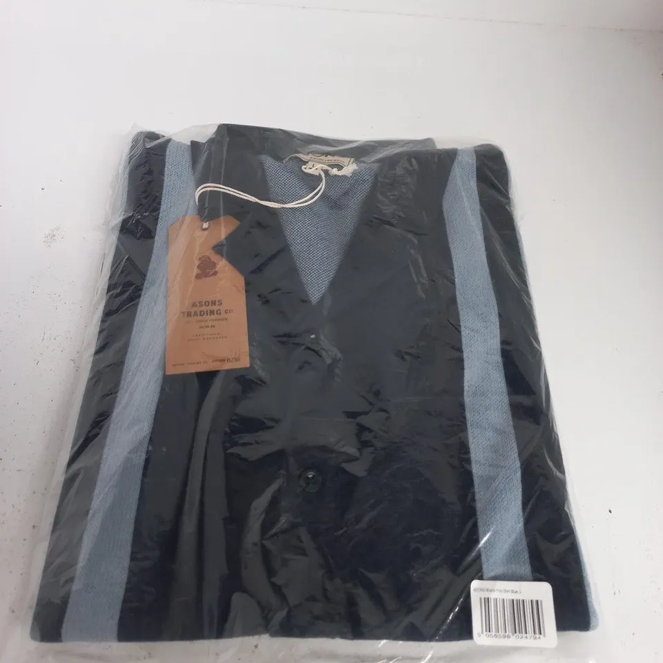 &SONS MILANO POLO SHIRT BLUE – SIZE L