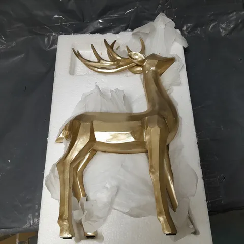 GOLDEN STAG ORNAMENT 