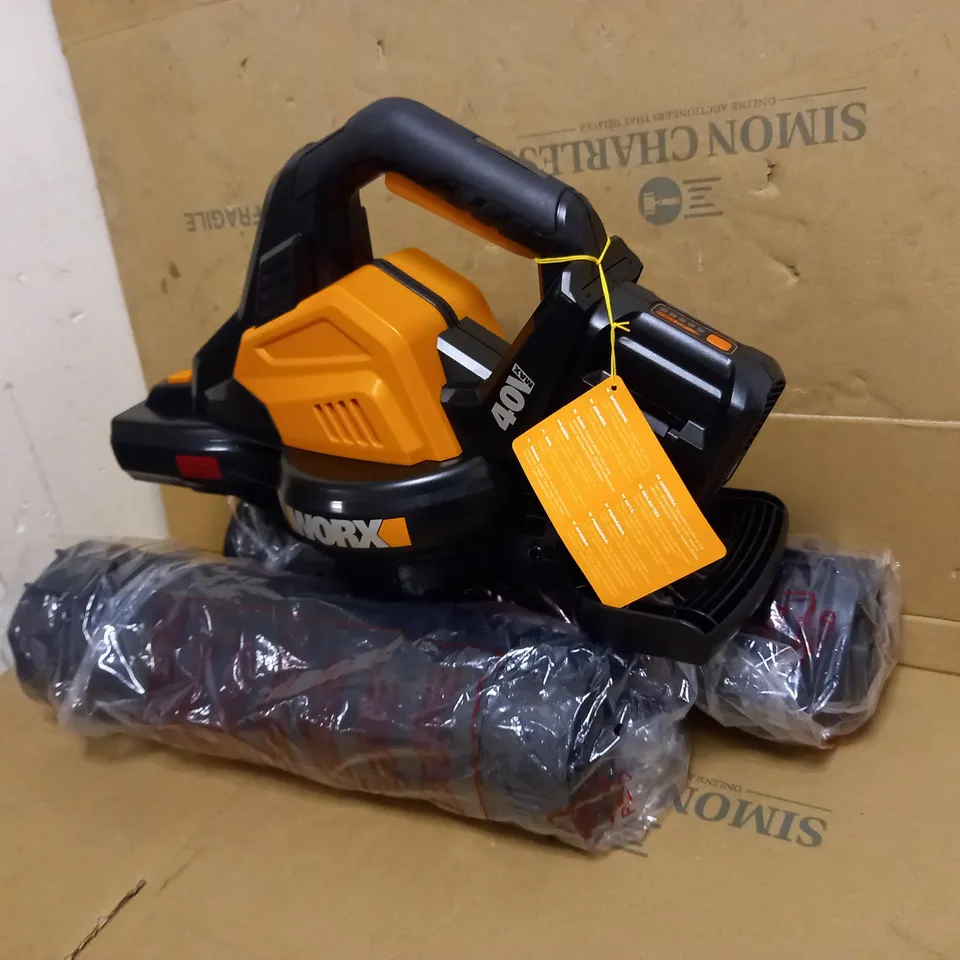 WORX WG583E.9 BRUSHLESS LEAF BLOWER/VACUUM