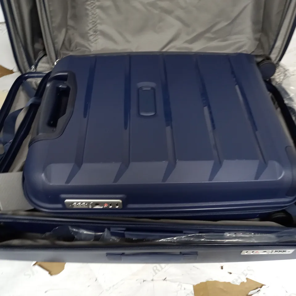 ROCK 3PC SUITCASE IN NAVY BLUE 