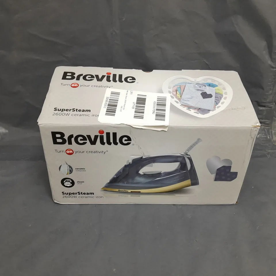 BREVILLE SUPERSTREAM 2600W CERAMIC IRON 