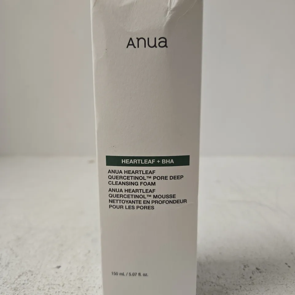 ANUA HEARTLEAF + BHA PORE DEEP CLEANSING FOAM 150 ML