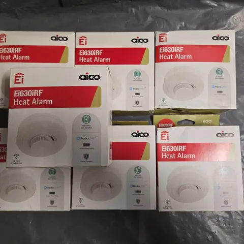LOT OF 7 AICO EI630IRF HEAT ALARMS