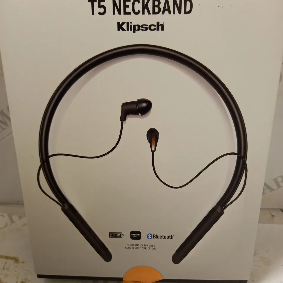 KLIPSCH T5 NECKBAND BLUETOOTH WIRELESS EARPHONES