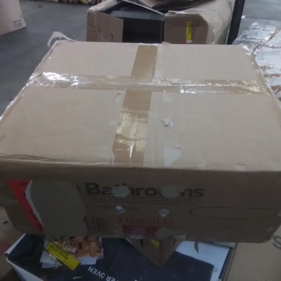 BOXED ABBEY CERAMIC VANITY TOP SINK BASIN WHITE (1 BOX)