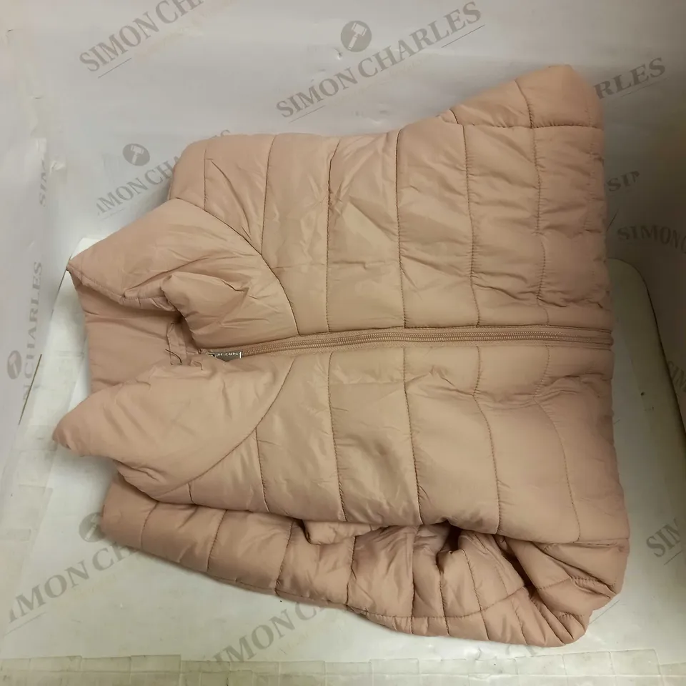 CENTIGRADE SHORT PUFFER JACKET BLUSH SIZE 2XL