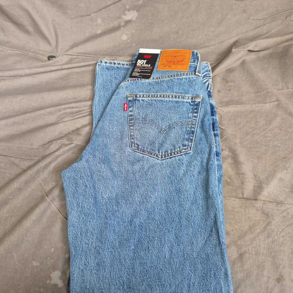 LEVI'S 501 JEANS – '90S ANKLE, MID RISE, DENIM 26W 29L