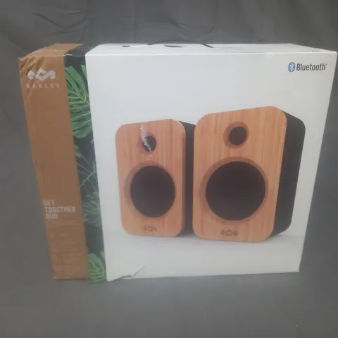 BOXED MARLEY GET TOGETHER DUO TRUE WIRELESS SPEAKERS EM-JA019-SB