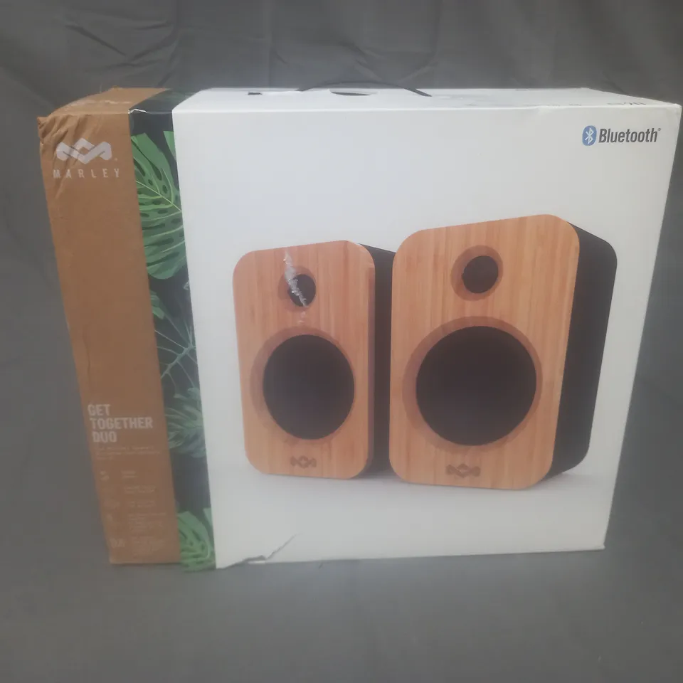 BOXED MARLEY GET TOGETHER DUO TRUE WIRELESS SPEAKERS EM-JA019-SB