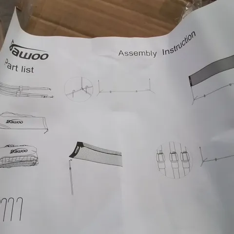 BOXED DAWOO BADMINTON NET SET