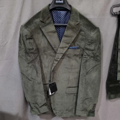 DOBELL GREEN CORDUROY JACKET & TROUSERS – MEN'S SUIT (2-PIECE)