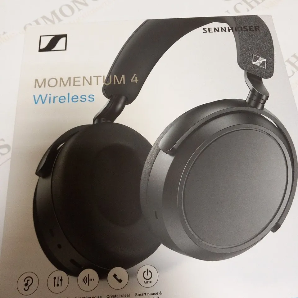 BOXED SENNHEISER MOMENTUM 4 WIRELESS HEADPHONES
