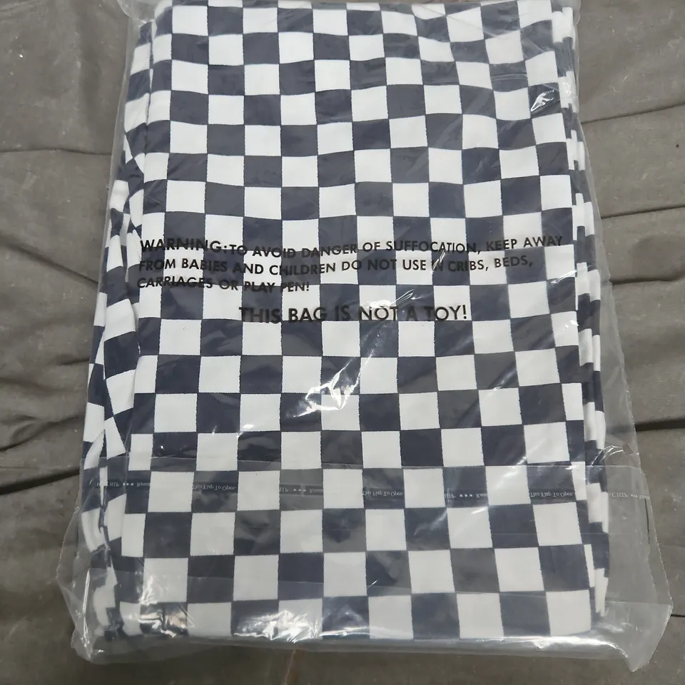 CHEF TROUSERS – ROYAL/CHECK PATTERN, MEN’S – SIZE M 