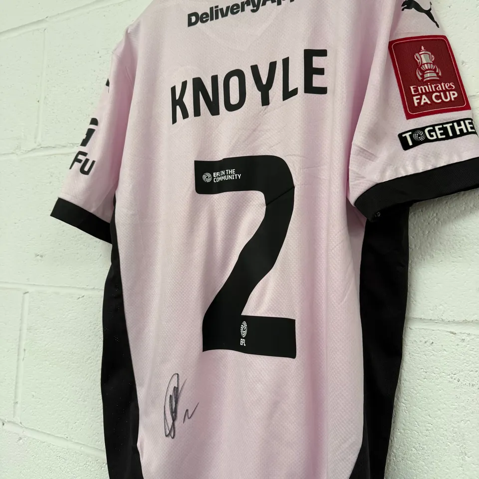 #2 - Kyle Knoyle - FA Cup Football Shirt 24/25 - Size M - Signed