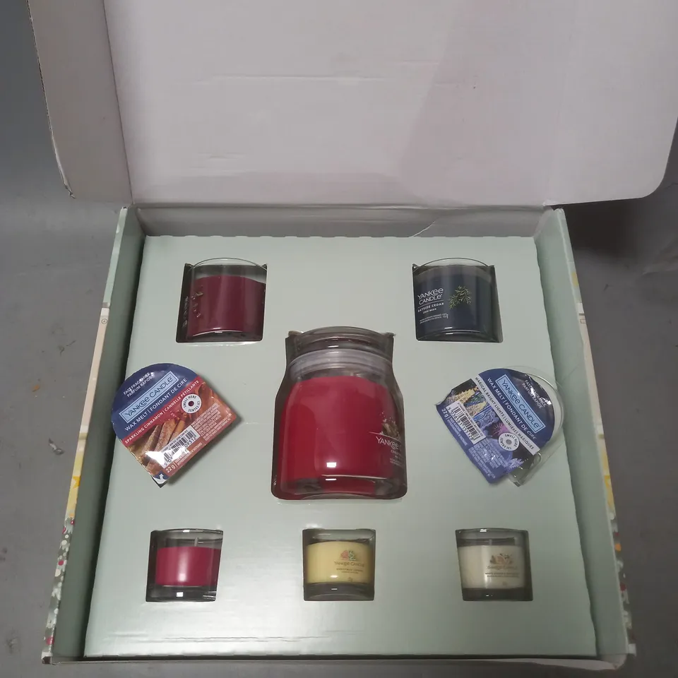 BOXED YANKEE CANDLE CHRISTMAS GIFT BOX