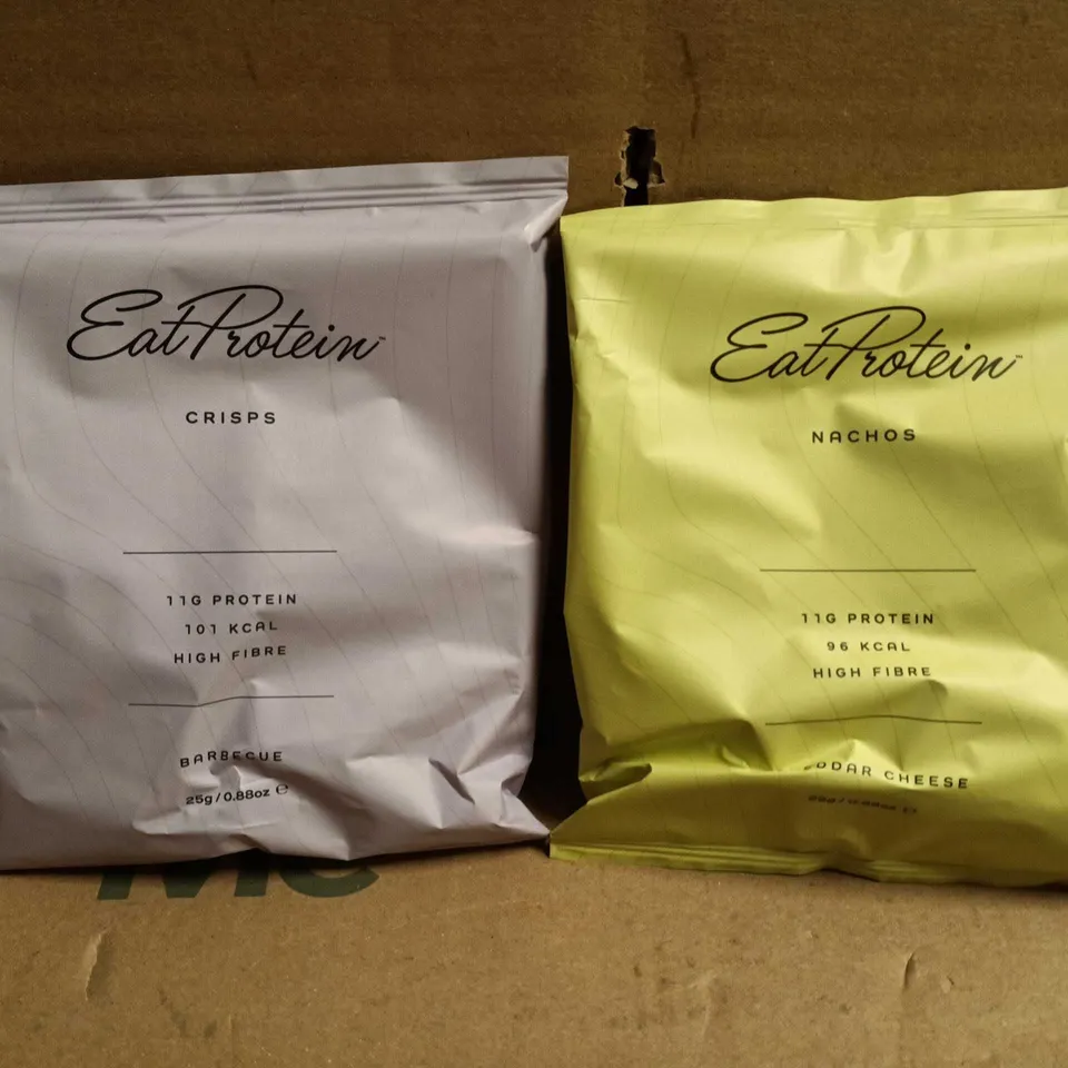 20 X EAT PROTEIN CRISPS & NACHOS 