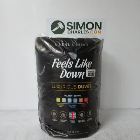 FEELS LIKE DOWN DOUBLE DUVET TOG 12.0