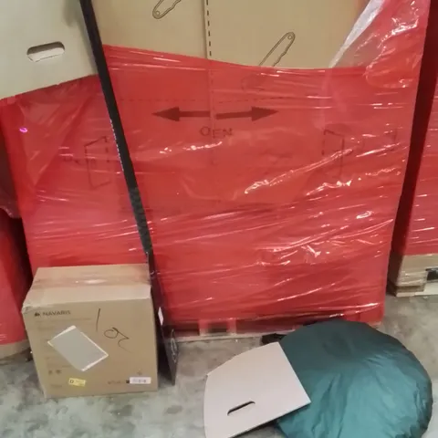 PALLET OF ASSORTED HOUSEHOLD GOODS AND PRODUCTS TO INCLUDE;POPUP TENT,CARBON FIBRE PADDLE,COFFEE POD STORAGE BOX