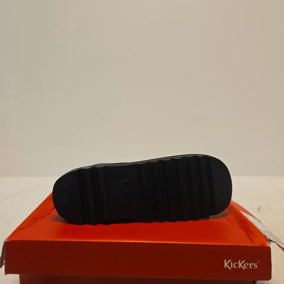 KICKERS KICK HI YOUTH BOOTS – BLACK, UK 6