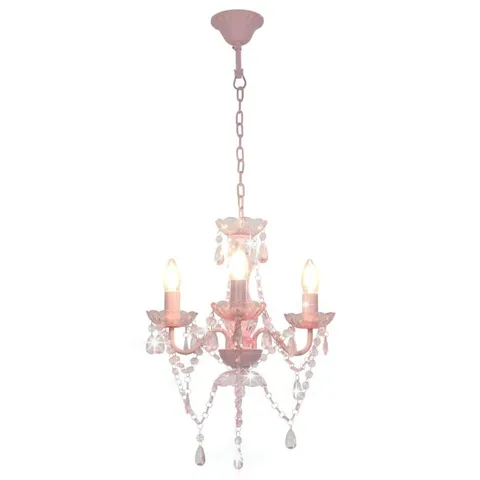 BOXED ESPINAL 3-LIGHT CRYSTAL CHANDELIER (1 BOX)