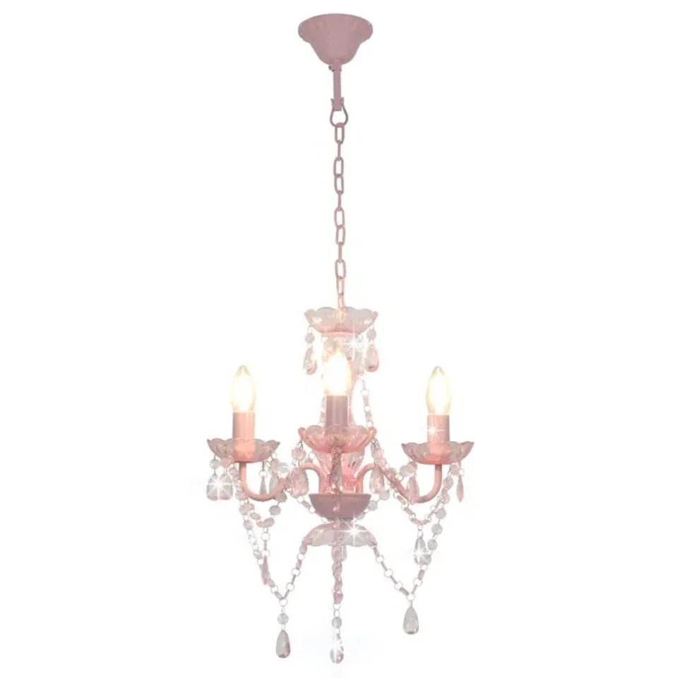 BOXED ESPINAL 3-LIGHT CRYSTAL CHANDELIER (1 BOX)