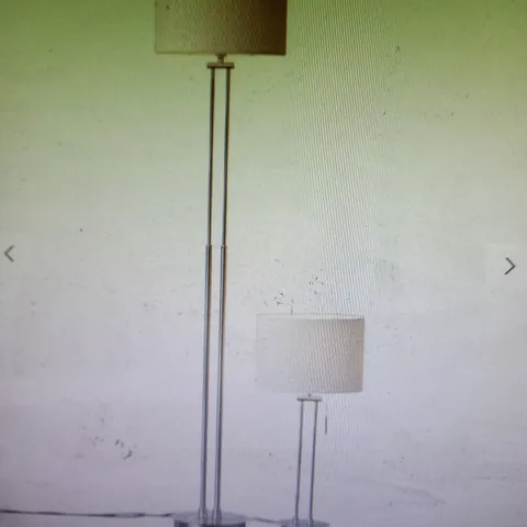 JOHN LEWIS PRESTON TABLE AND FLOOR LAMP DUO 