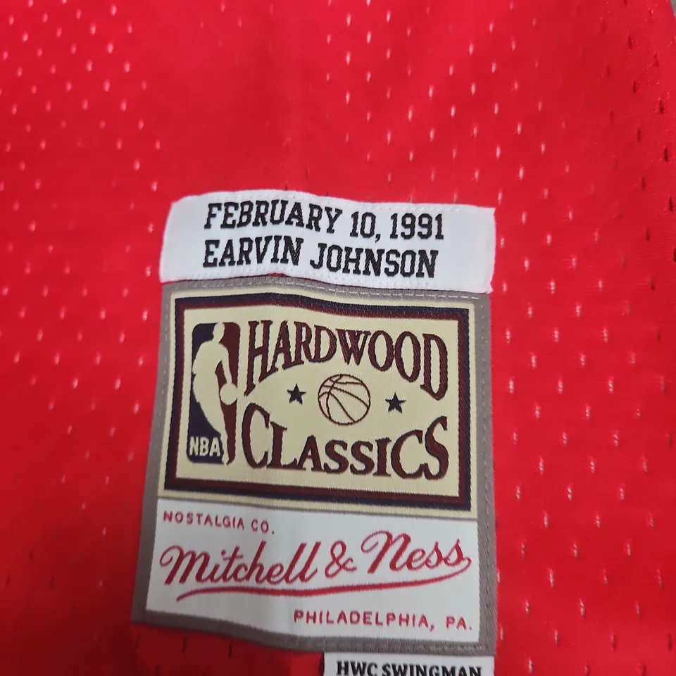 MITCHELL & NESS HARDWOOD CLASSICS NBA ALL-STAR JERSEY – FEB 1-, 1991 EARVIN JOHNSON - SIZE L