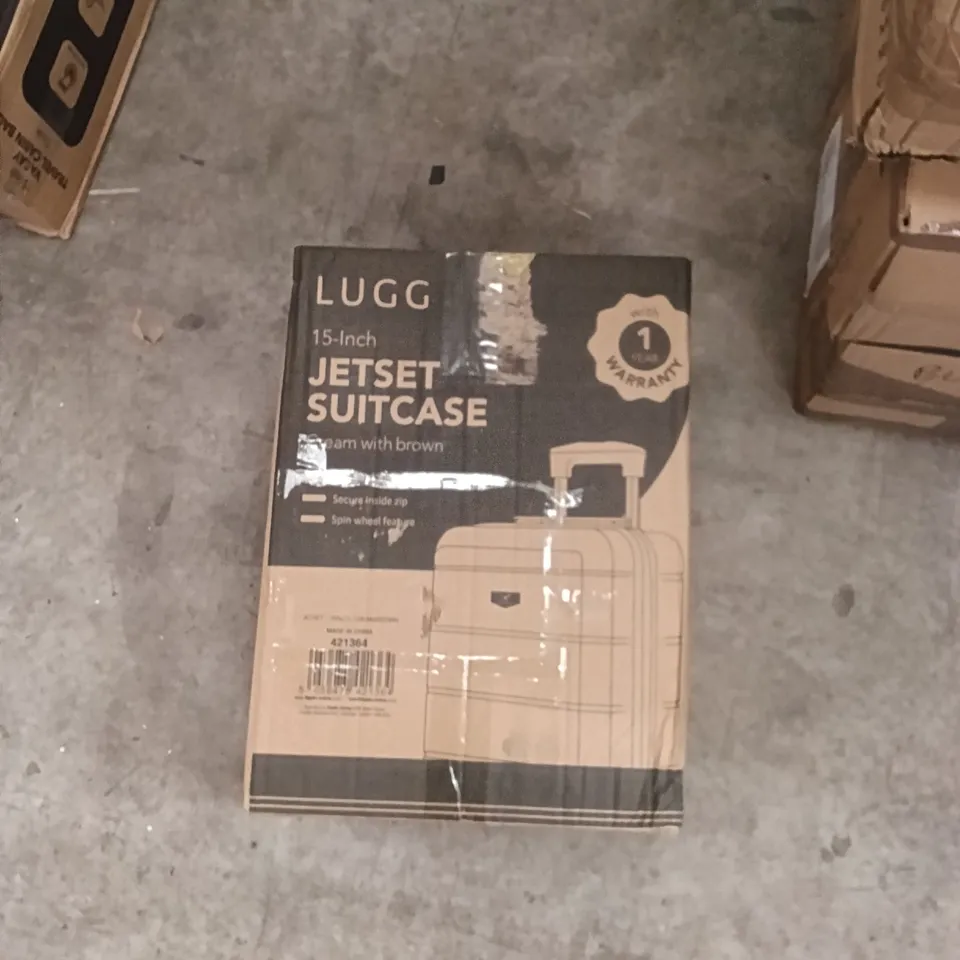 BOXED LUGG TRAVEL SUITCASE