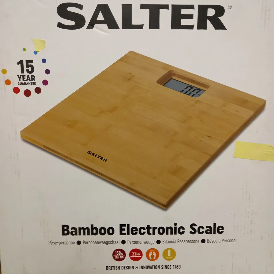 BOXED SALTER BAMBOO PERSONAL SCALE 
