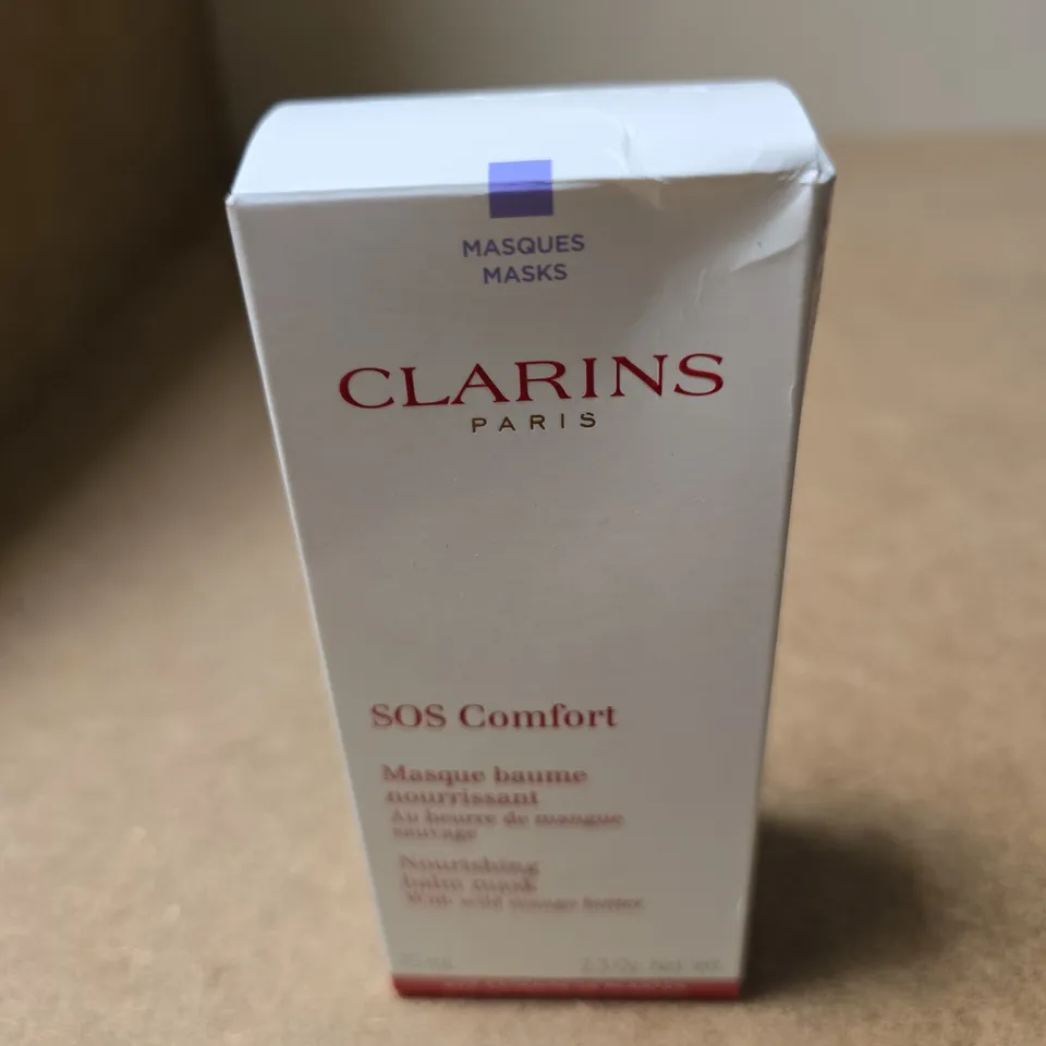 CLARINS PARIS SOS COMFORT FACIAL MASK – BOXED