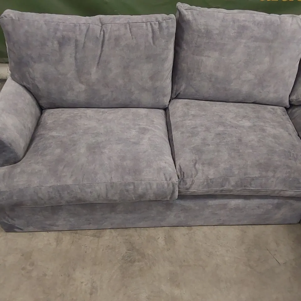 QUALITY DESIGNER GREY VELVET CORNER SOFA
