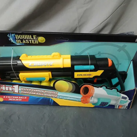 BLAST WORKS 2-IN-1 WATER CANNON SHOOTER – FOAM BALL TOY GUN (BOXED)