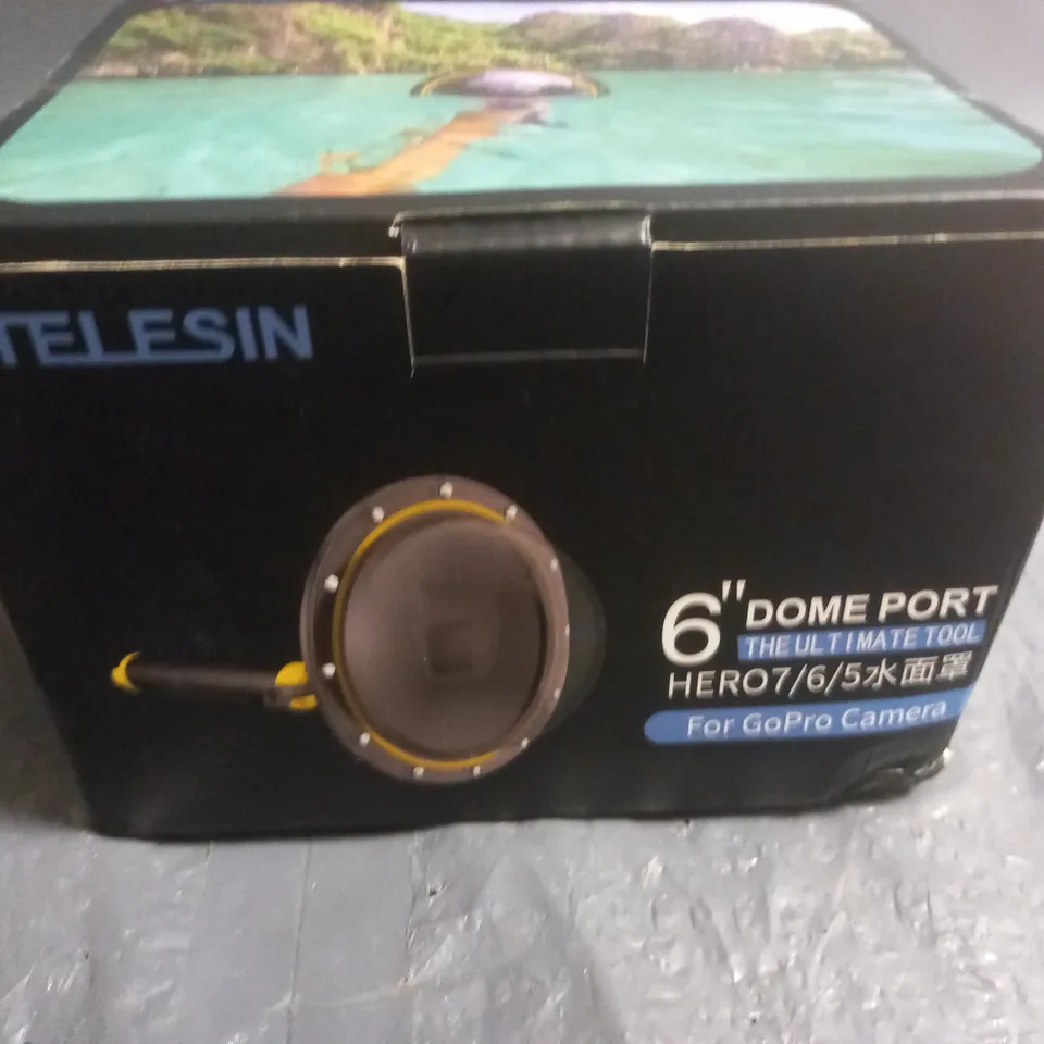 TELESIN 6" DOME PORT CAMERA ACCESSORY FOR GOPRO