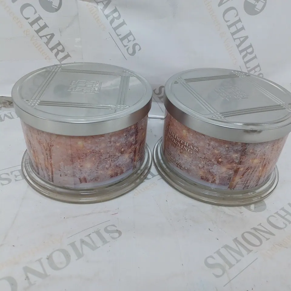 HOMEWORX SET OF 2 SCENTED CANDLES