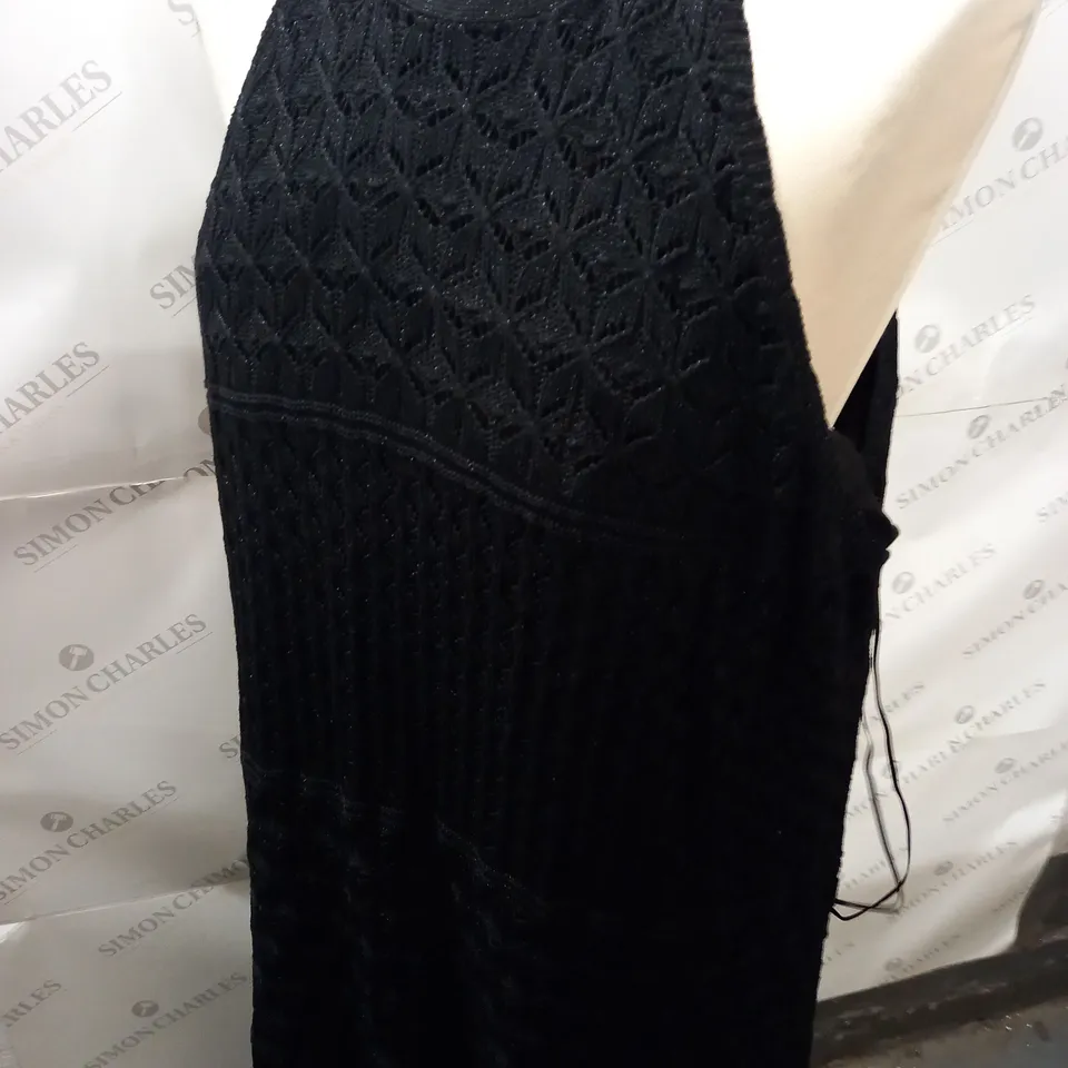MONSOON SABRINA BLACK SLEEVELESS DRESS - XX LARGE