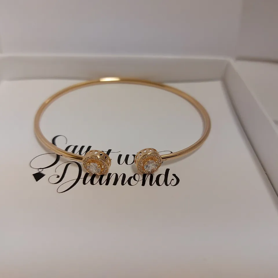 BOXED SAY IT WITH DIAMONDS HALO BRACELET