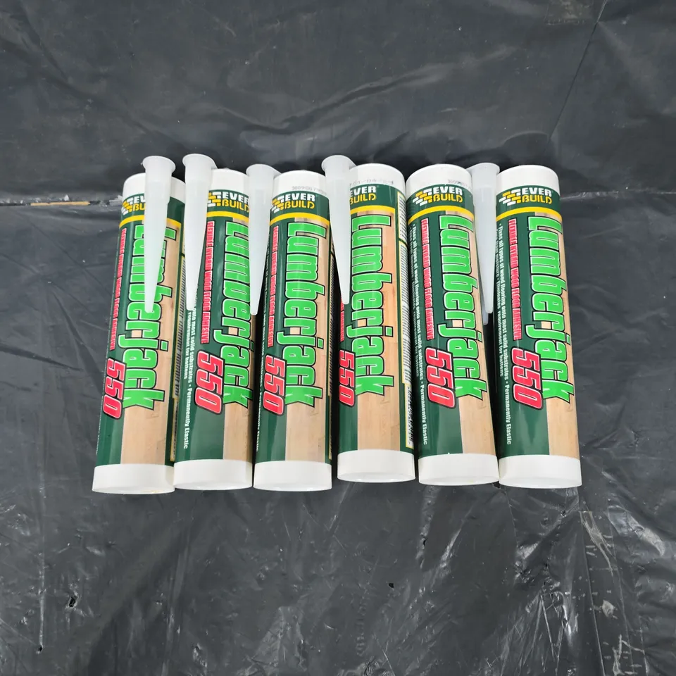 6 X LUMBERJACK 550 WOOD FLOOR ADHESIVE 