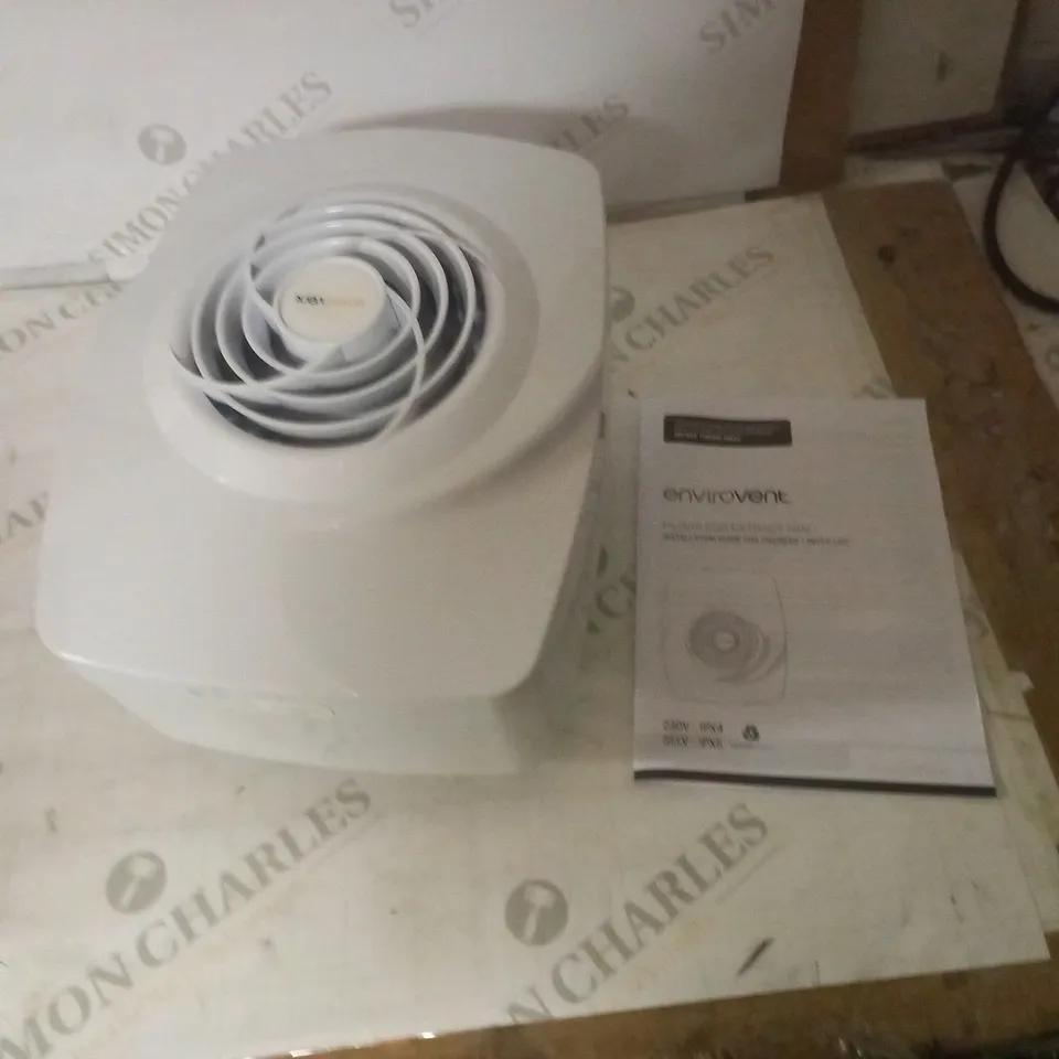 PAIR OF ENVIROVENT FILTERLESS EXTRACT FANS