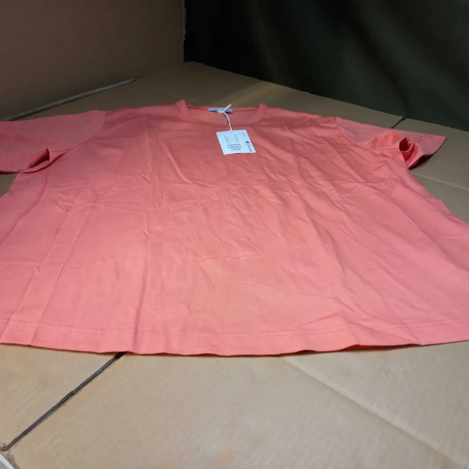 COS PEACH OVERSIZED T-SHIRT - MEDIUM