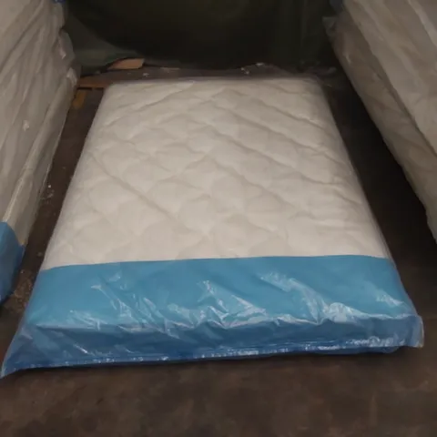 QUALITY BAGGED DOUBLE 135cm AIRSPRUNG LUXURY QUILTED MEDIUM MATTRESS