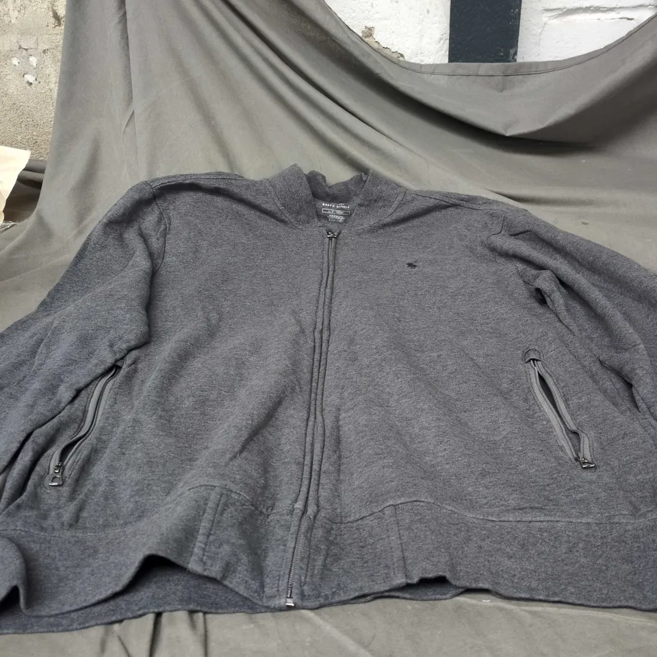 GREY RALPH LAUREN ZIP JACKET SIZE L