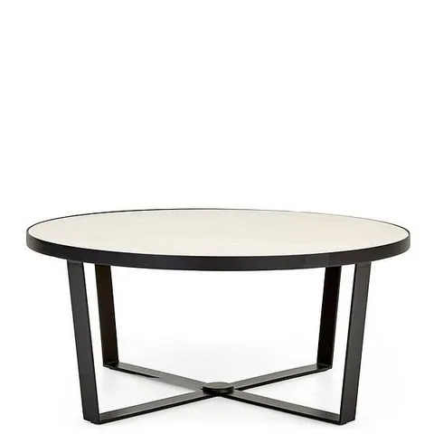 BOXED CORTES CERAMIC TOP COFFEE TABLE (1 BOX)