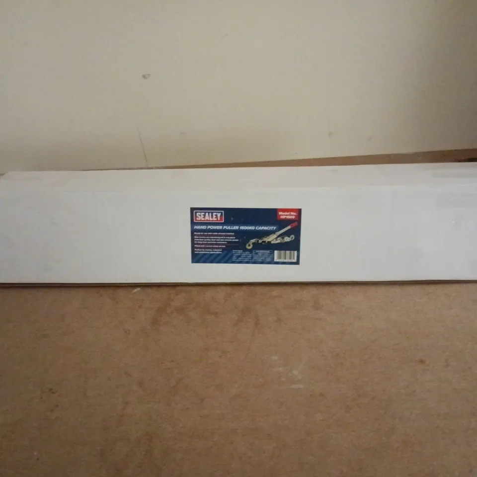 BOXED SEALEY HAND POWER PULLER 1500KG CAPACITY - COLLECTION ONLY