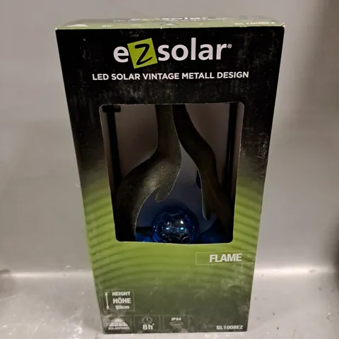 BOXED EZSOLAR LED VINTAGE STAKE LIGHT 