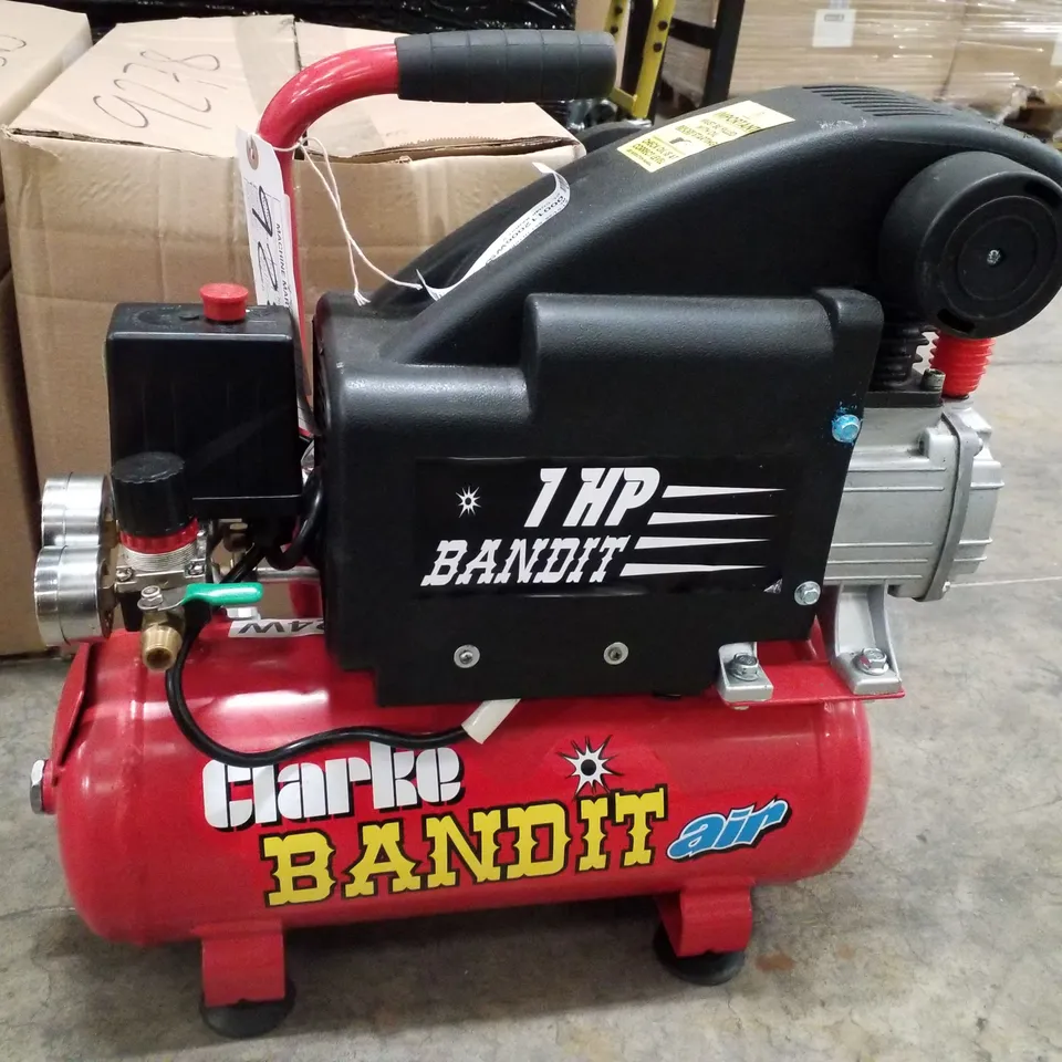 CLARKE BANDIT V 4.2CFM 8 LITRE 1HP AIR COMPRESSOR (230V)