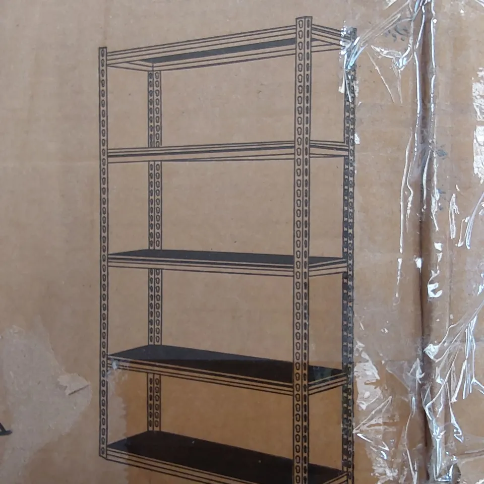 BOXED 70cm W METAL HEIGHT - ADJUSTABLE SHELVING UNIT (1 BOX)